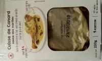 Cuisse de canard sauce aux morilles