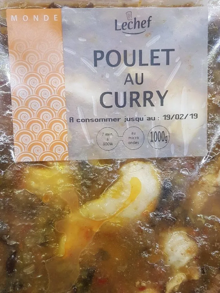 Poulet au curry