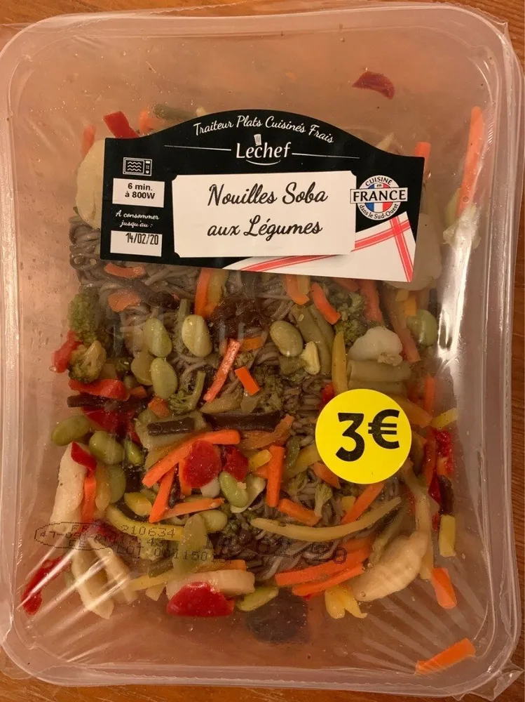 Nouilles Soba aux Légumes