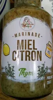 Marinade miel citron thym
