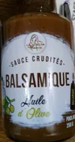 Sauce crudités balsamique huile d'olive