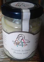 Moutarde de Dijon poivre vert