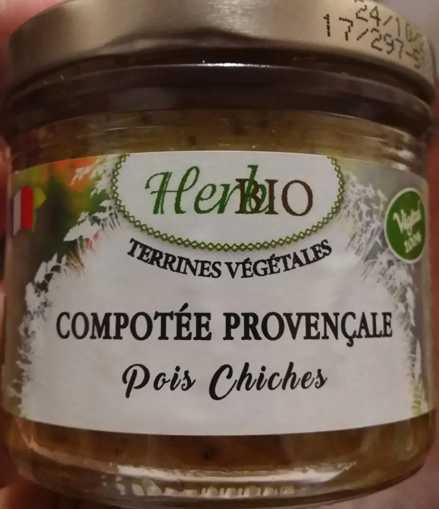 Compotée provençale  pois chiches