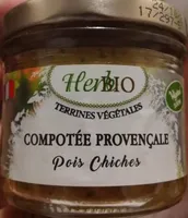 Compotée provençale  pois chiches