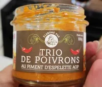 Trio de poivrons au piment d'espelette