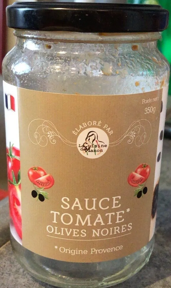 Sauce Tomate Olives Noires