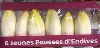 6 jeunes pousses d'endives