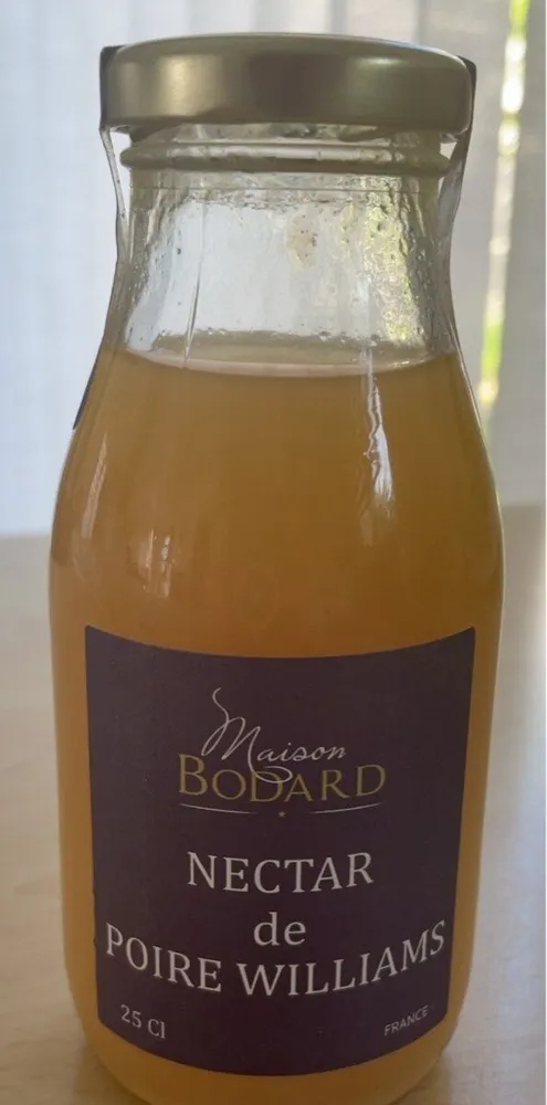 Nectar de poire Williams