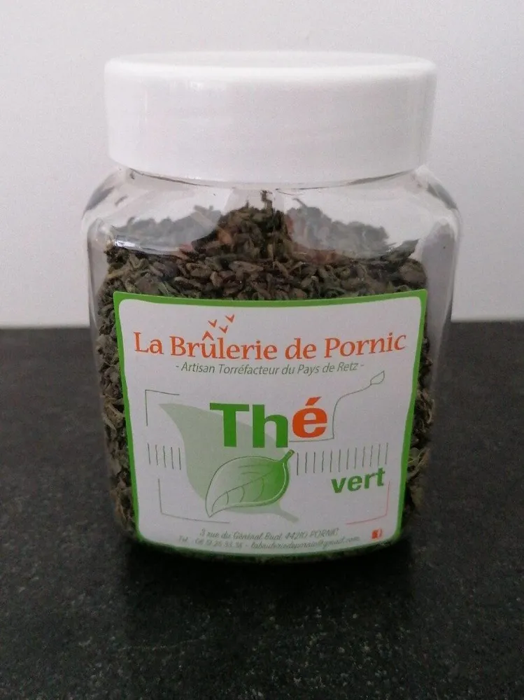 Thé vert gunpowder menthe