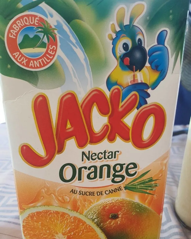 Nectar orange au sucre de canne