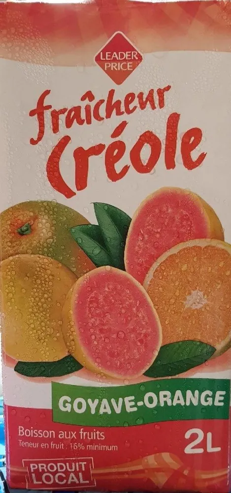 Fraîcheur créole Goyave Orange 2L
