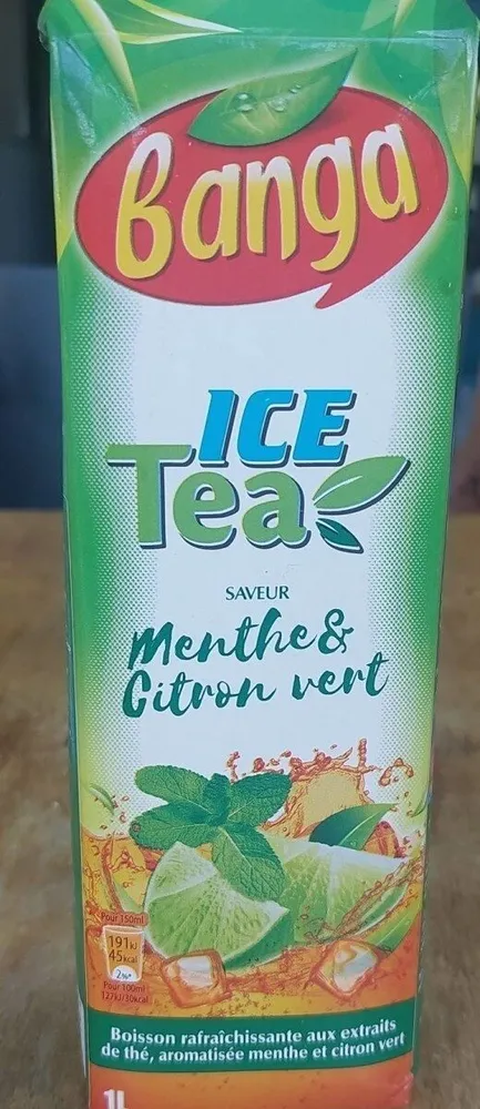 Bangalore ice tea menthe citron vert