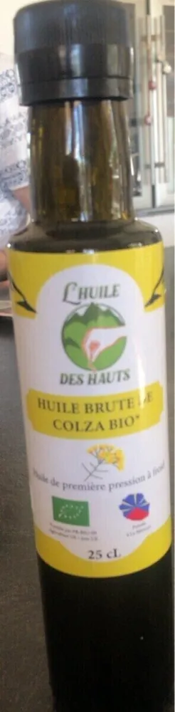 Huile brute colza
