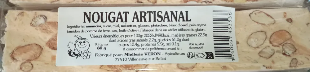 Nougat artisanal