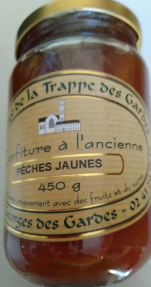 Confiture à l'ancienne des gardes à la pêche jaune