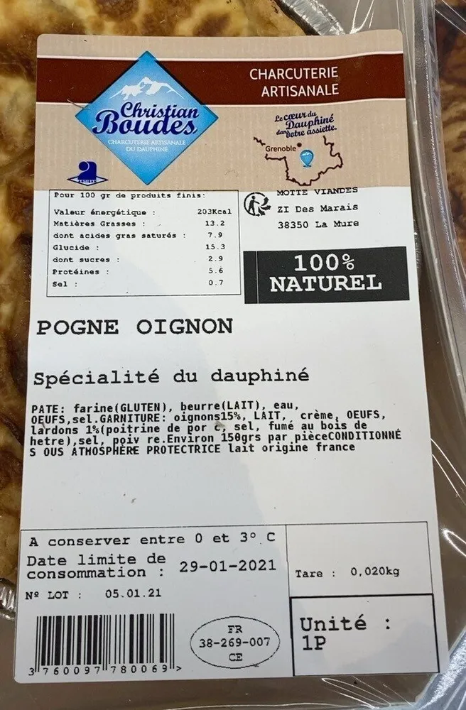 Pogne oignon