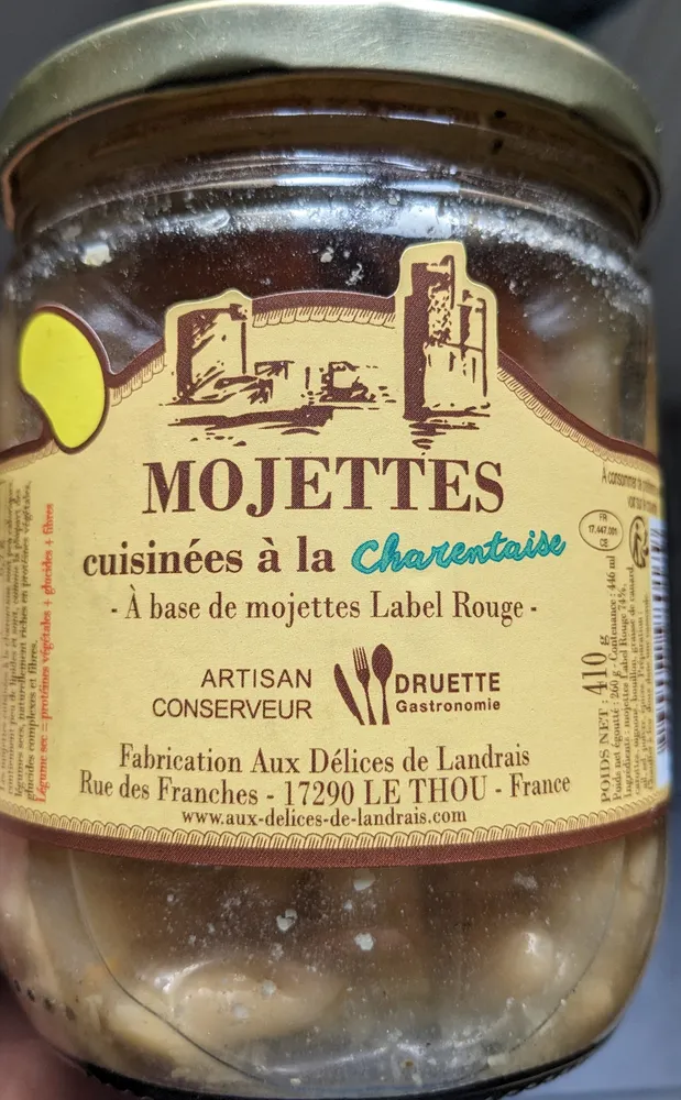 Mojettes cuisinées à la Charentaise