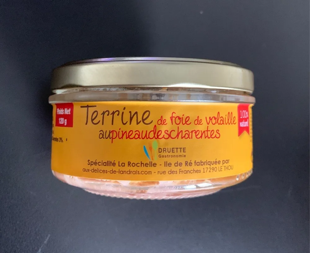 Terrine de foie de volaille au pineau des charentes