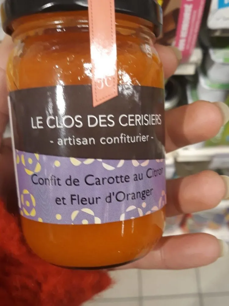 Confit carotte citron  fleur doranger