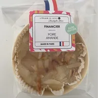 Financier poire amande
