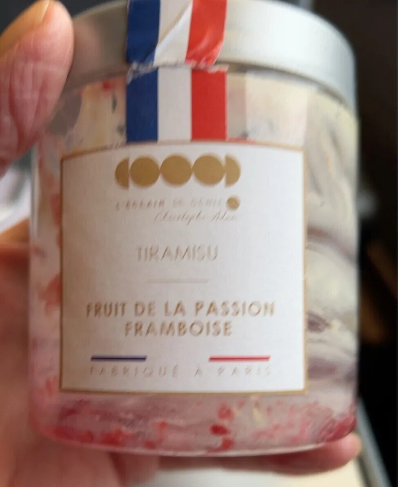 TIRAMISU FRUIT DE LA PASSION FRAMBOISE