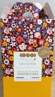 Mini cookies chocolat noir pistache d’Iran
