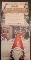 Tablette chocolat lait riz soufflé