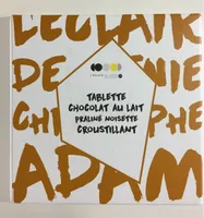 Chocolat au lait praline noisette
