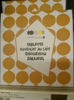 Tablette chocolat au lait chouchou caramel