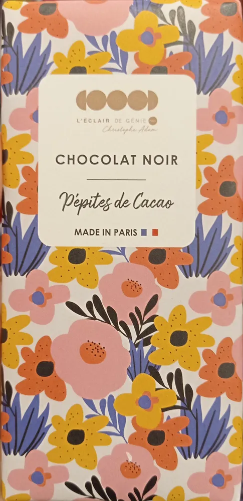 Chocolat noir pépites de cacao