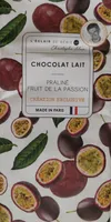 Chocolat au lait praliné - fruit de la passion