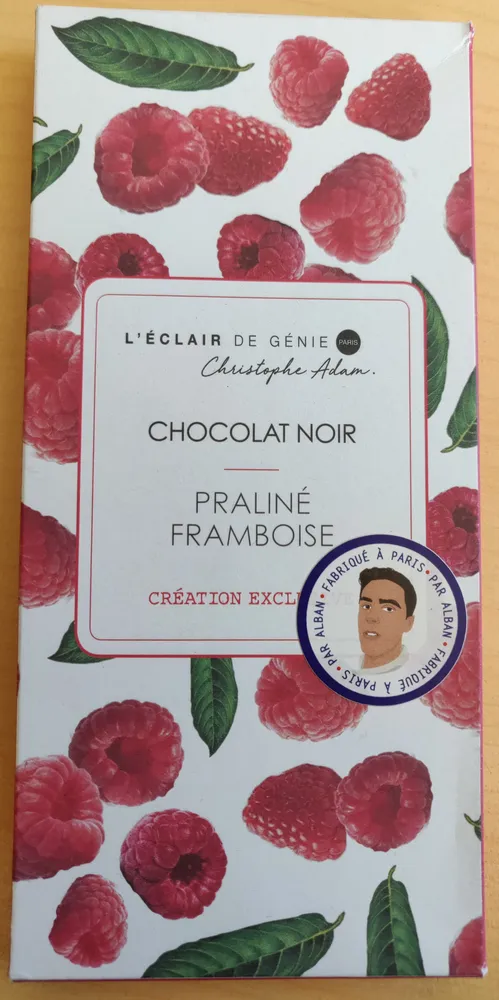 Chocolat noir Praliné framboise