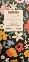Chocolat blanc praliné pistache d'Iran