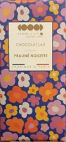 Chocolat au lait praliné noisette du piemont