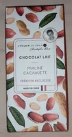 Chocolat Lait Praliné Cacahuète