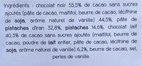 Chocolat noir Pistache d’Iran