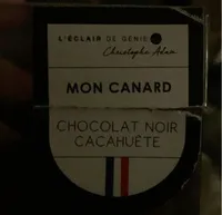 Mon canard chocolat noir cacahuete