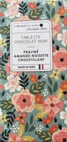 Tablette chocolat noir praliné