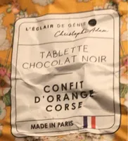 Tabkkette chocolat noir