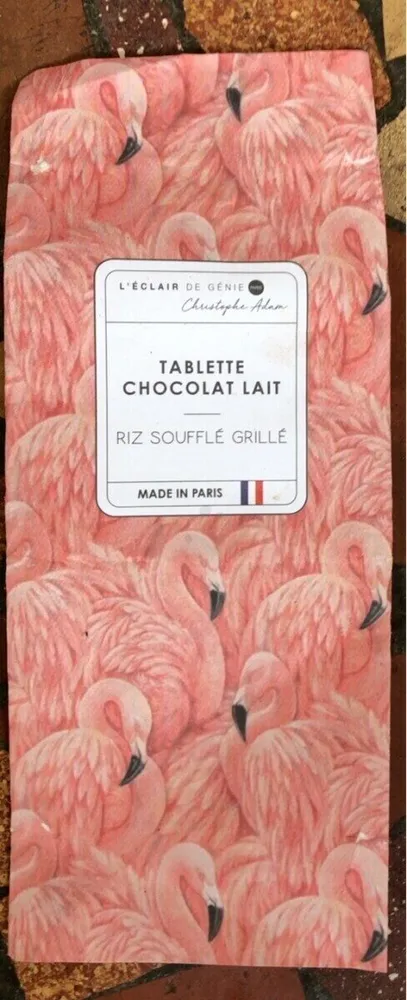 Tablette chocolat lait