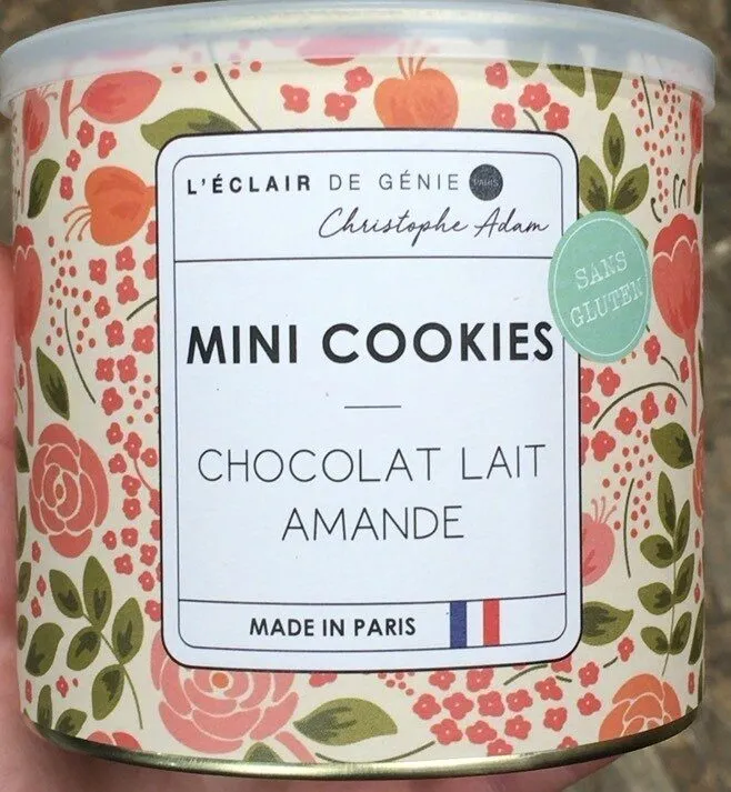 Mini Cookies chocolat lait Amande