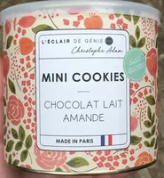 Mini Cookies chocolat lait Amande