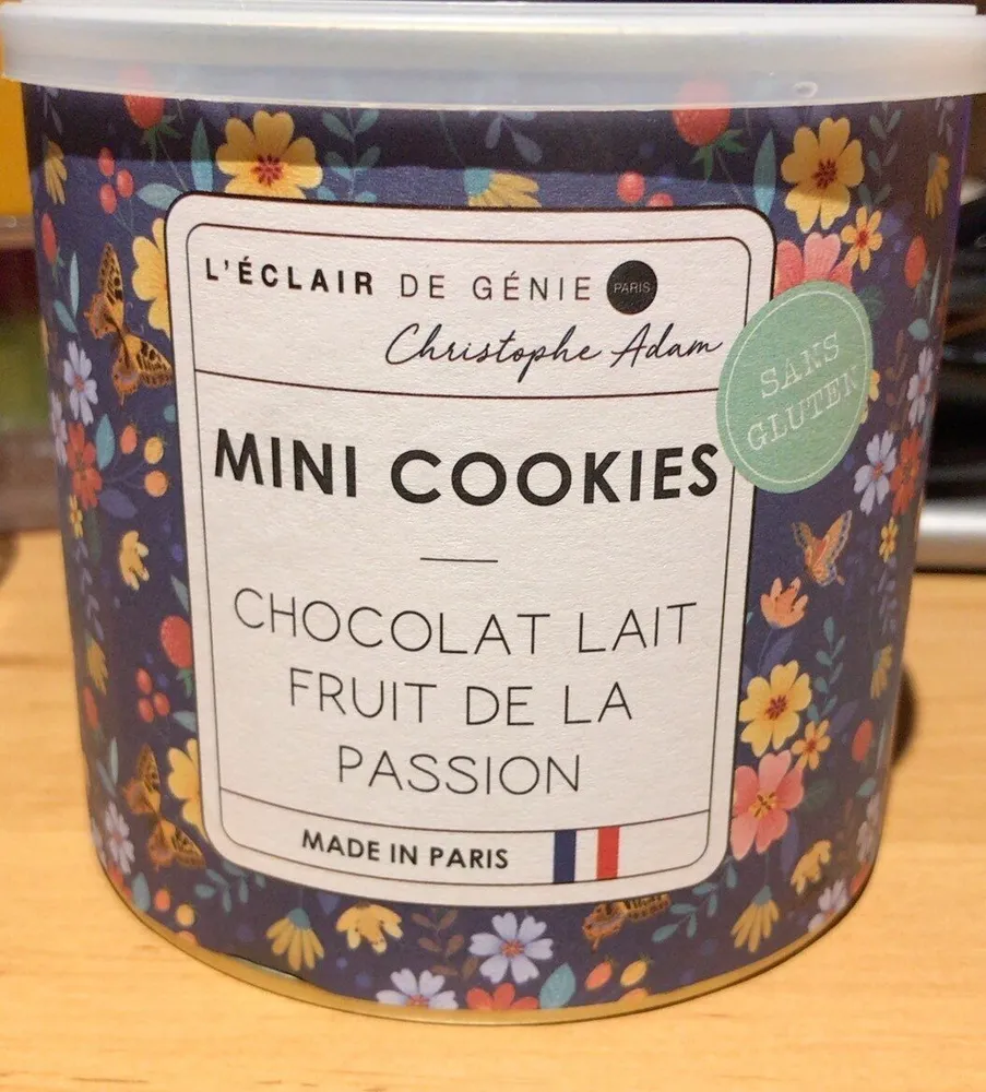 Mini Cookies Chocolat Lait Fruit de la passion