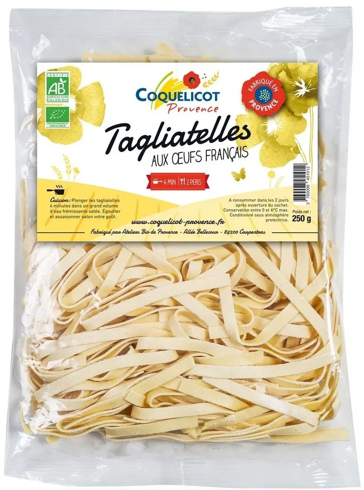 Tagliatelles aux œufs français
