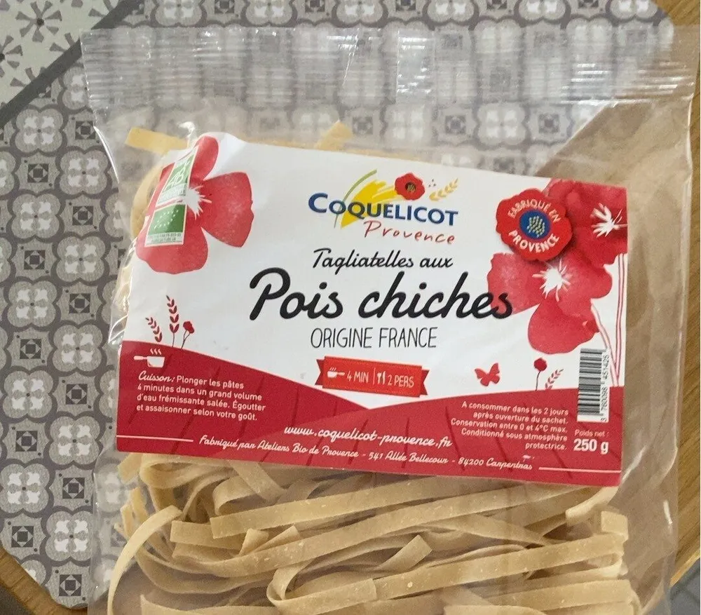 Tagliatelle aux pois chiches