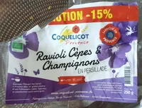 Ravioli cèpes chapignons