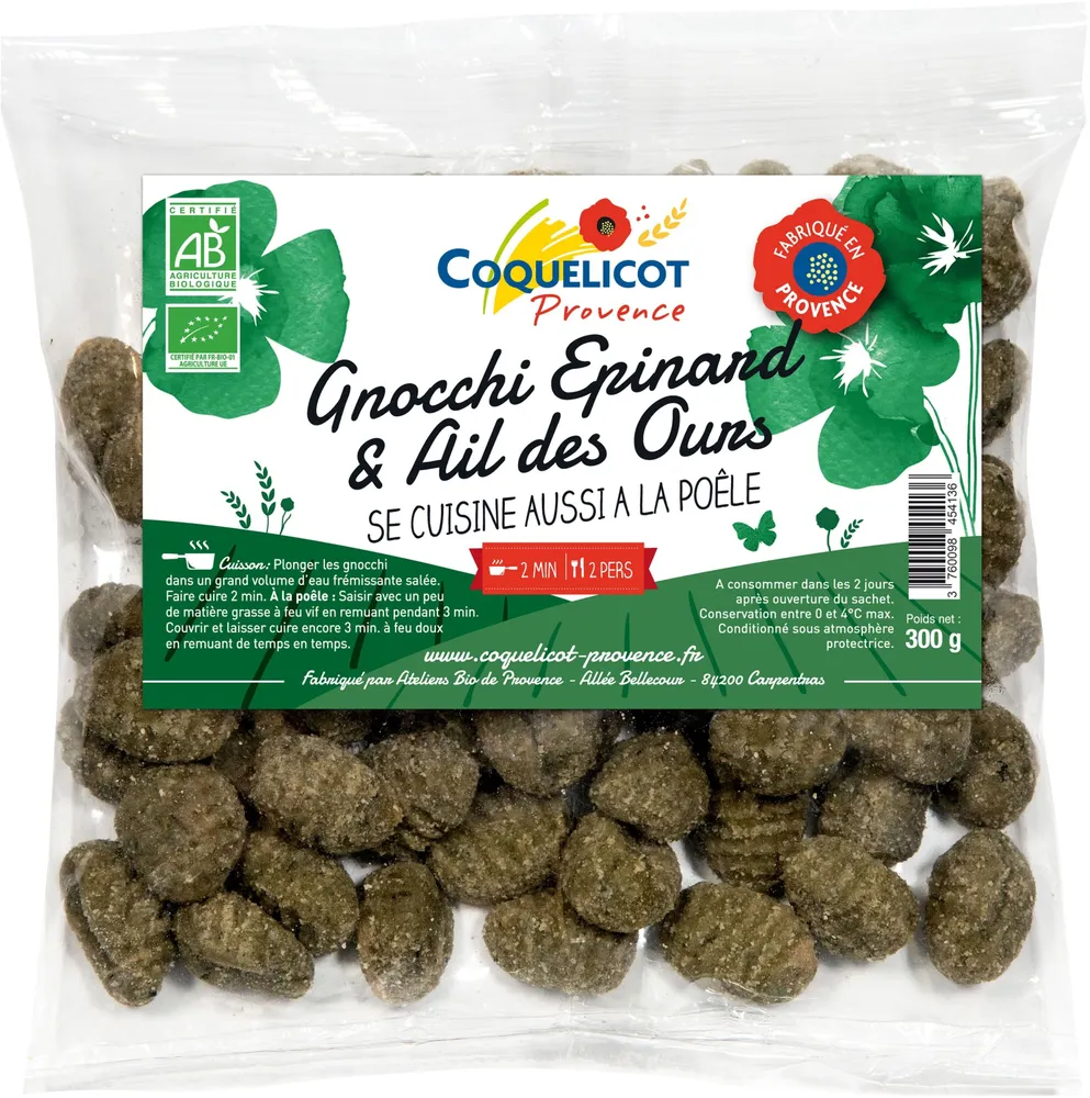 Gnocchi épinard & ail des ours