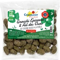 Gnocchi épinard & ail des ours