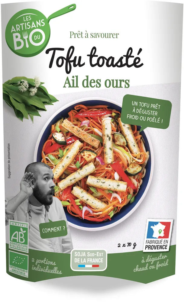 Tofu toasté ail des ours 140g