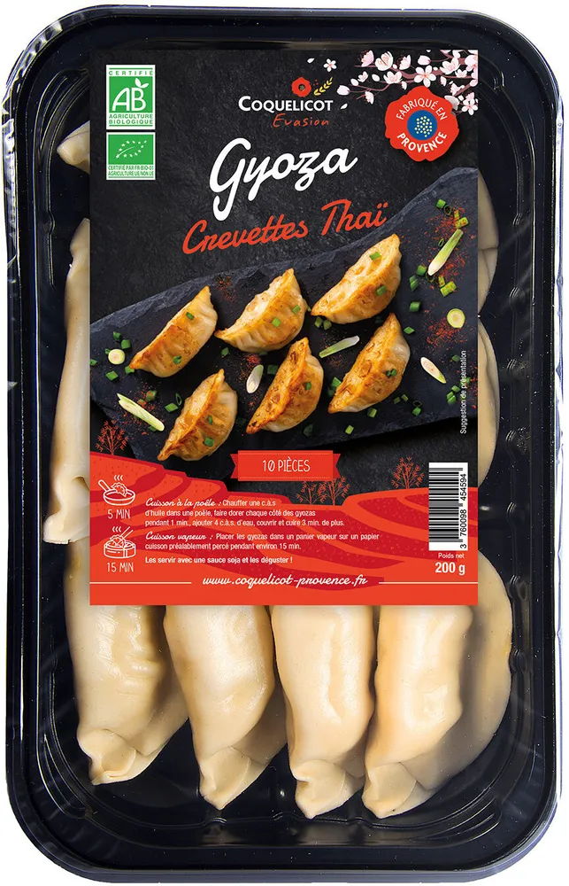 Gyoza Crevettes & Epices Thaï